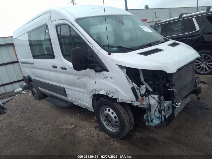 2022 FORD TRANSIT CREW VAN VIN: 1FTYE1DG2NKA18870