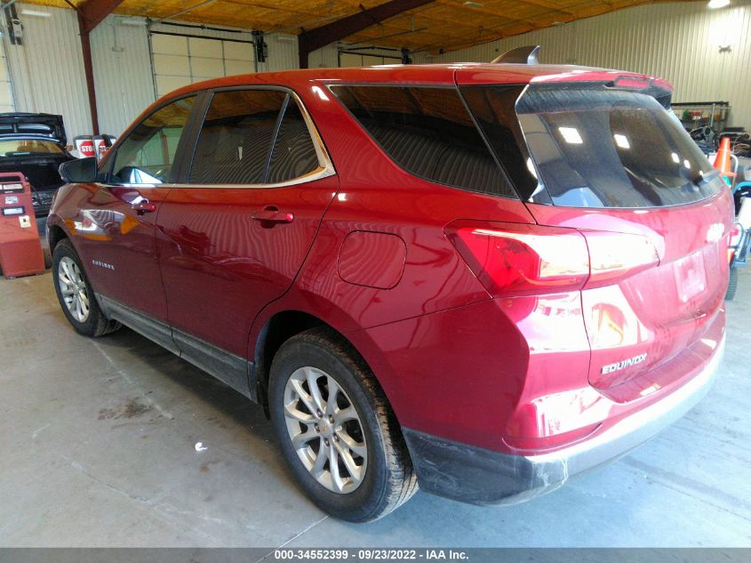 2021 CHEVROLET EQUINOX LT VIN: 2GNAXUEV5M6100563