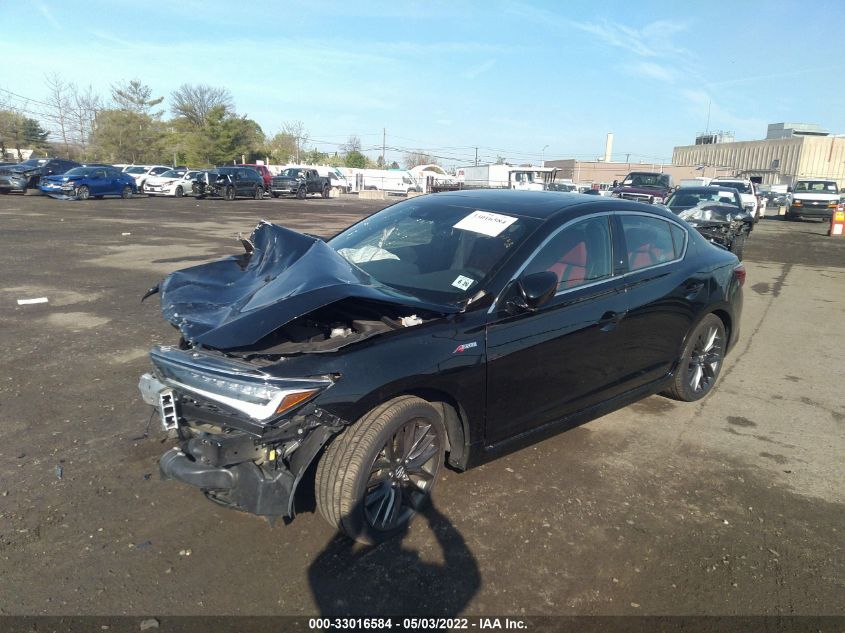 2021 ACURA ILX PACKAGE VIN: 19UDE2F87MA009873