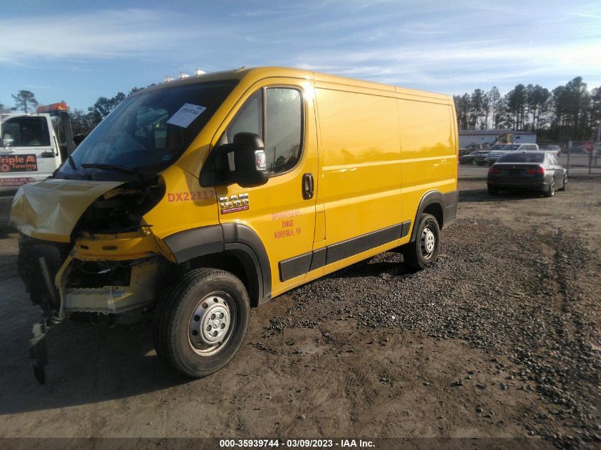 2022 RAM PROMASTER CARGO VAN VIN: 3C6LRVAG9NE109526