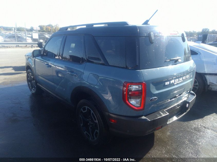 2021 FORD BRONCO SPORT OUTER BANKS VIN: 3FMCR9C69MRA14357