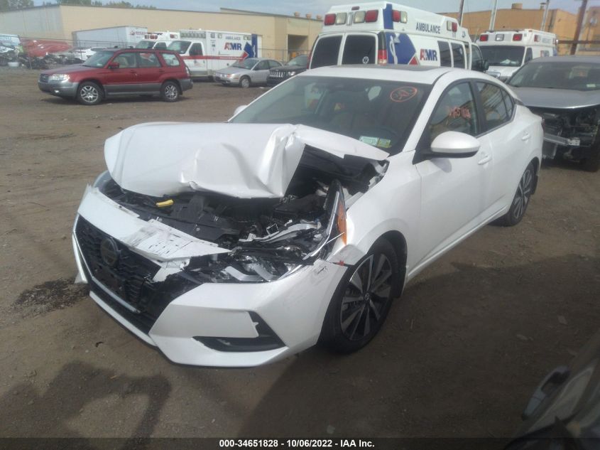 2021 NISSAN SENTRA SV VIN: 3N1AB8CV5MY261126