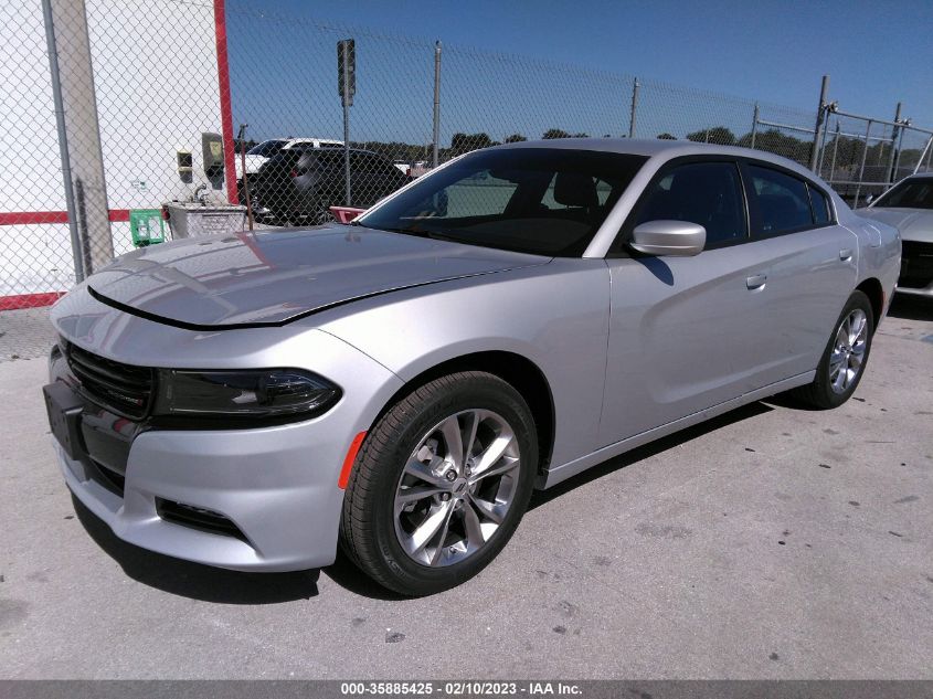 2022 DODGE CHARGER SXT VIN: 2C3CDXJG4NH158256
