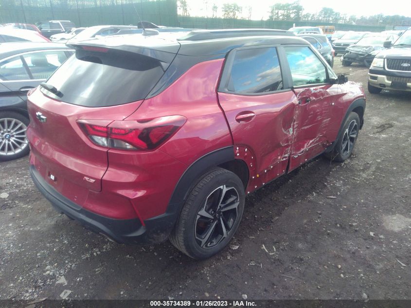 2021 CHEVROLET TRAILBLAZER RS VIN: KL79MUSL9MB011158
