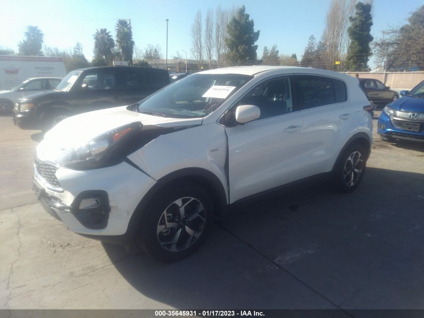 2022 KIA SPORTAGE LX VIN: KNDPMCAC3N7009254