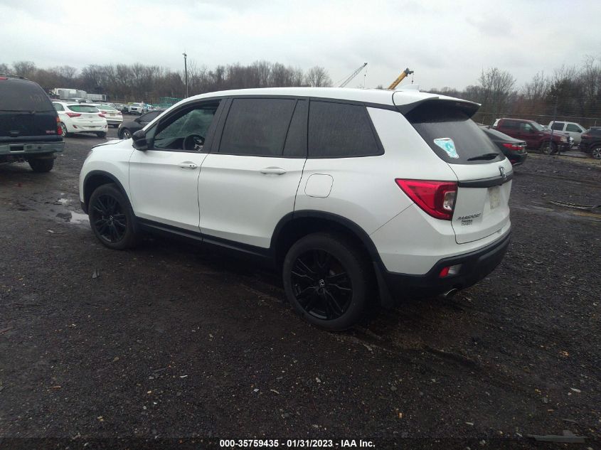 2021 HONDA PASSPORT SPORT VIN: 5FNYF8H2XMB019068