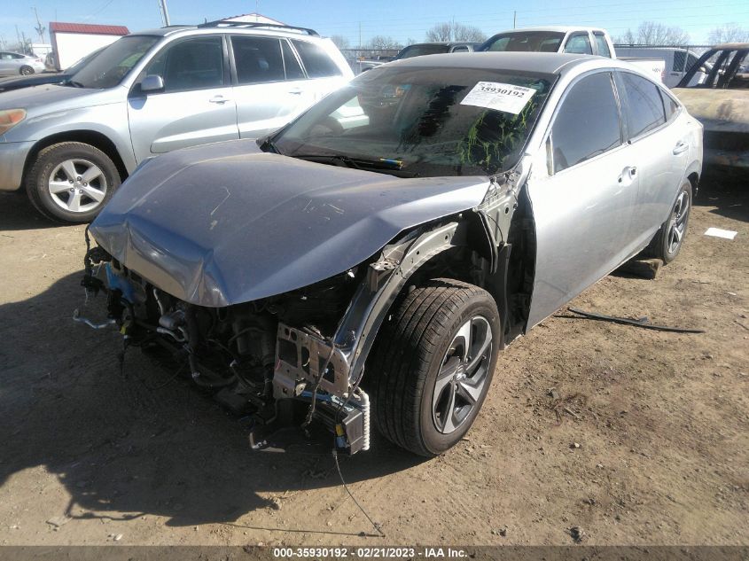 2022 HONDA INSIGHT EX VIN: 19XZE4F51NE002681