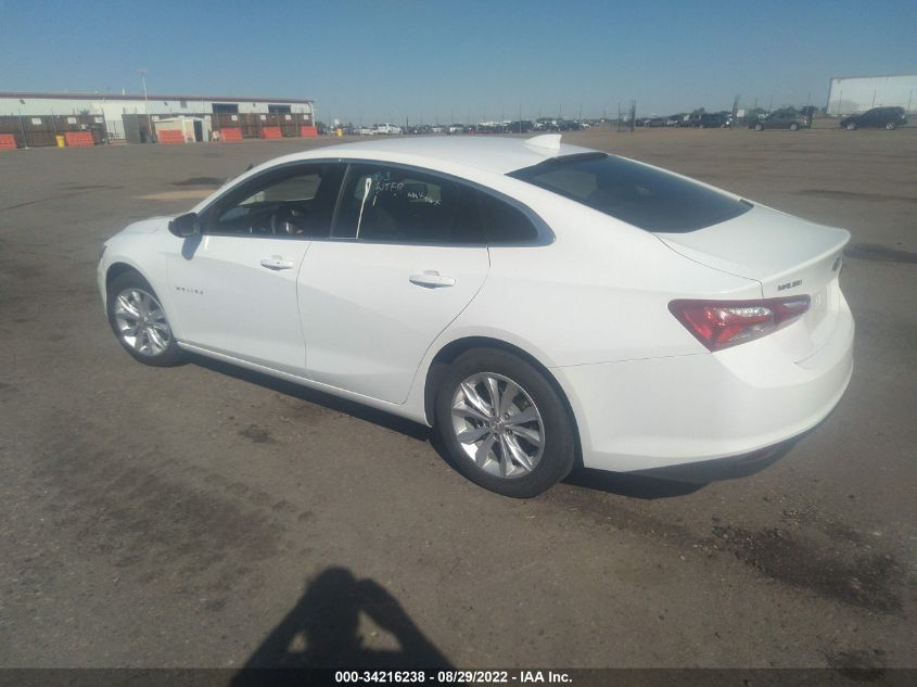 2022 CHEVROLET MALIBU LT VIN: 1G1ZD5ST2NF137132