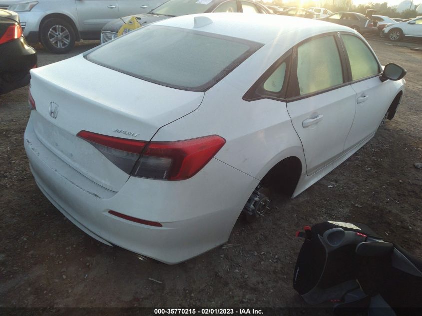 2023 HONDA CIVIC SEDAN SPORT VIN: 2HGFE2F54PH506755