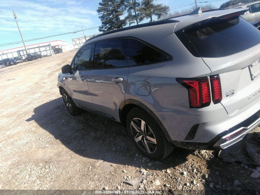 2022 KIA SORENTO EX VIN: 5XYRH4LF4NG153537