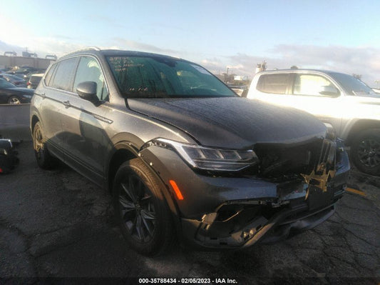 2022 VOLKSWAGEN TIGUAN SE VIN: 3VV3B7AX0NM027622