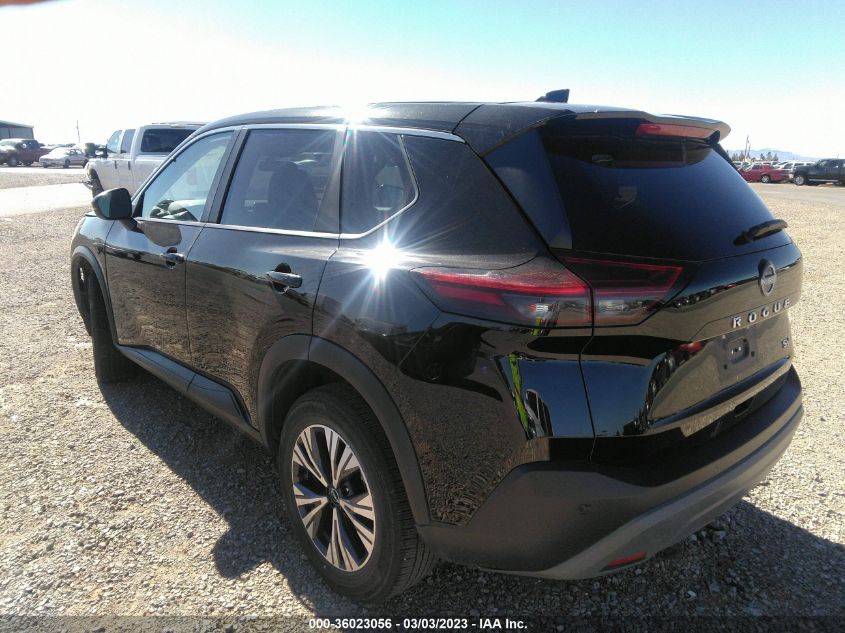 2022 NISSAN ROGUE SV VIN: 5N1BT3BA0NC702778