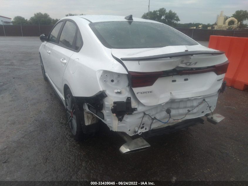 2022 KIA FORTE GT VIN: 3KPF44AC6NE423856