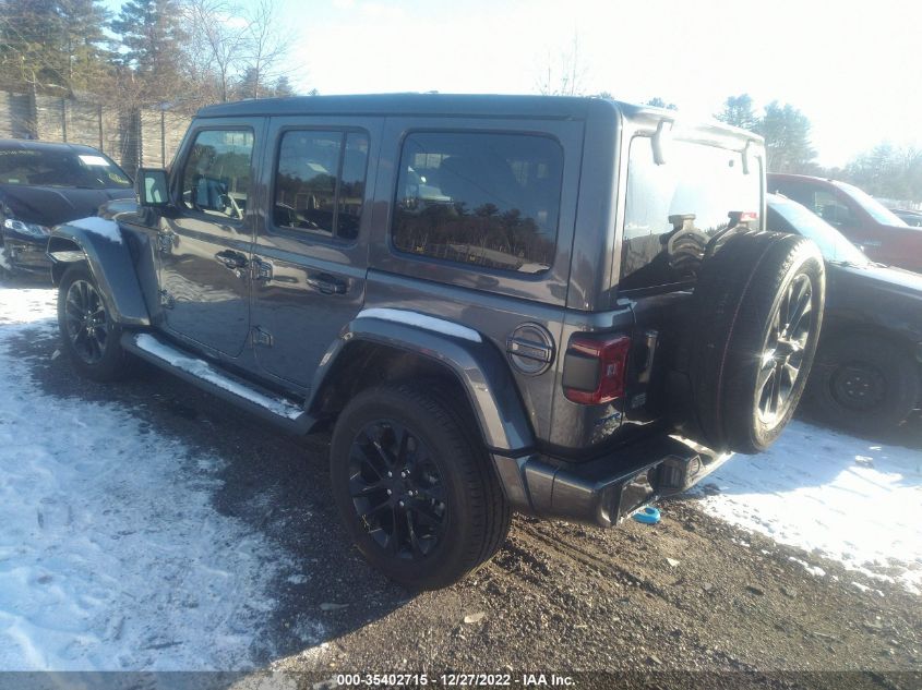 2021 JEEP WRANGLER 4XE UNLIMITED SAHARA HIGH VIN: 1C4JJXP68MW676235