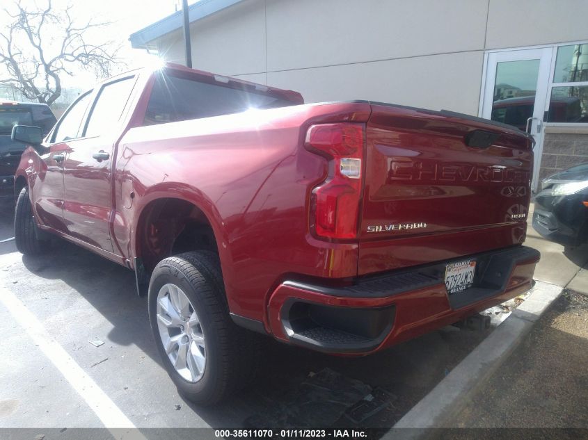 2022 CHEVROLET SILVERADO 1500 LTD CUSTOM VIN: 3GCPWBEK8NG198106