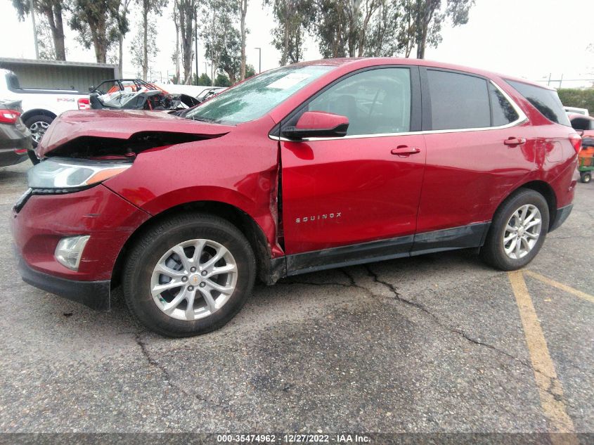 2021 CHEVROLET EQUINOX LT VIN: 2GNAXUEV0M6105055