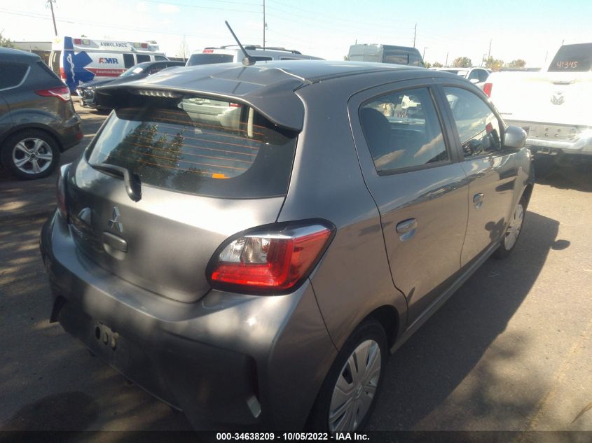 2021 MITSUBISHI MIRAGE ES/LE/CARBONITE EDITION VIN: ML32AUHJXMH003511