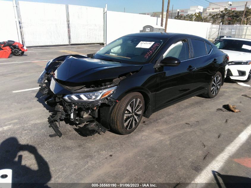 2022 NISSAN SENTRA SV VIN: 3N1AB8CV7NY224984