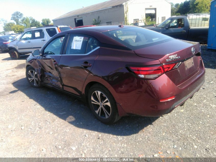 2020 NISSAN SENTRA SV VIN: 3N1AB8CVXLY210235