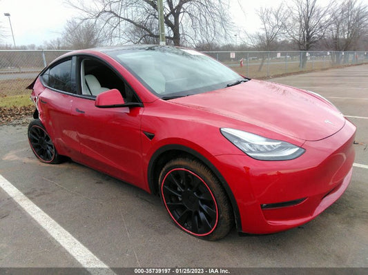 2022 TESLA MODEL Y LONG RANGE VIN: 7SAYGDEE2NF447371
