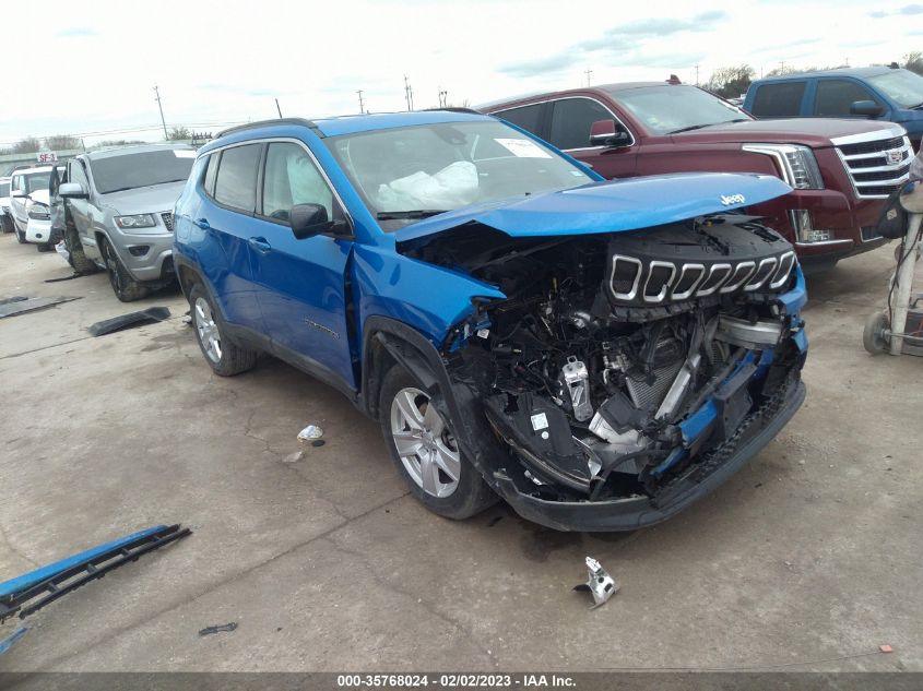 2022 JEEP COMPASS LATITUDE VIN: 3C4NJDBB0NT155117