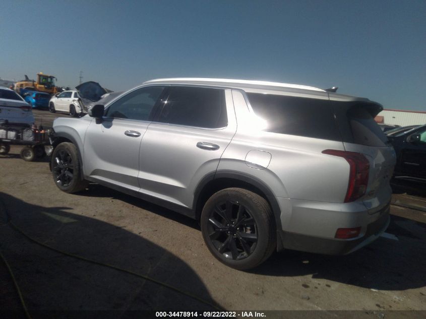 2022 HYUNDAI PALISADE SEL VIN: KM8R44HE8NU442457