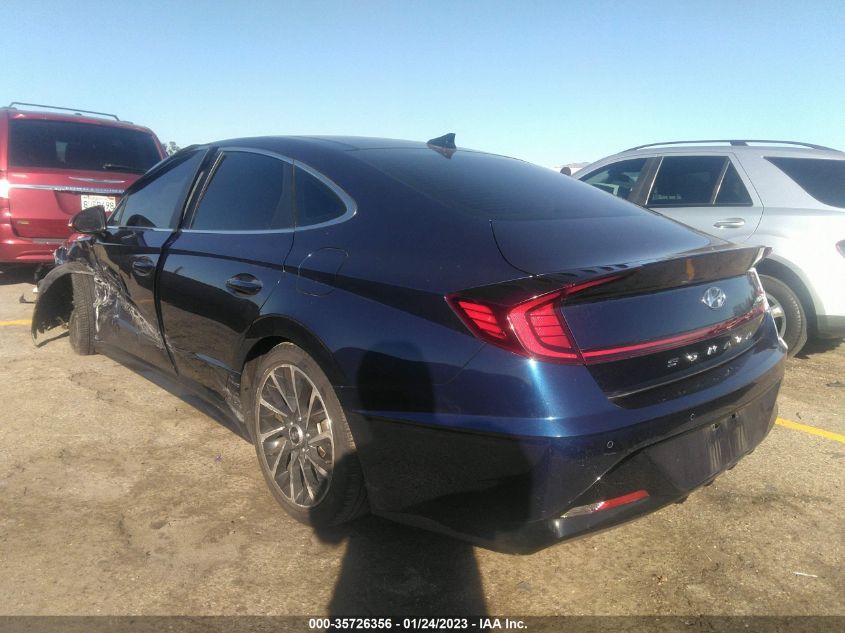 2021 HYUNDAI SONATA LIMITED VIN: 5NPEH4J29MH075052
