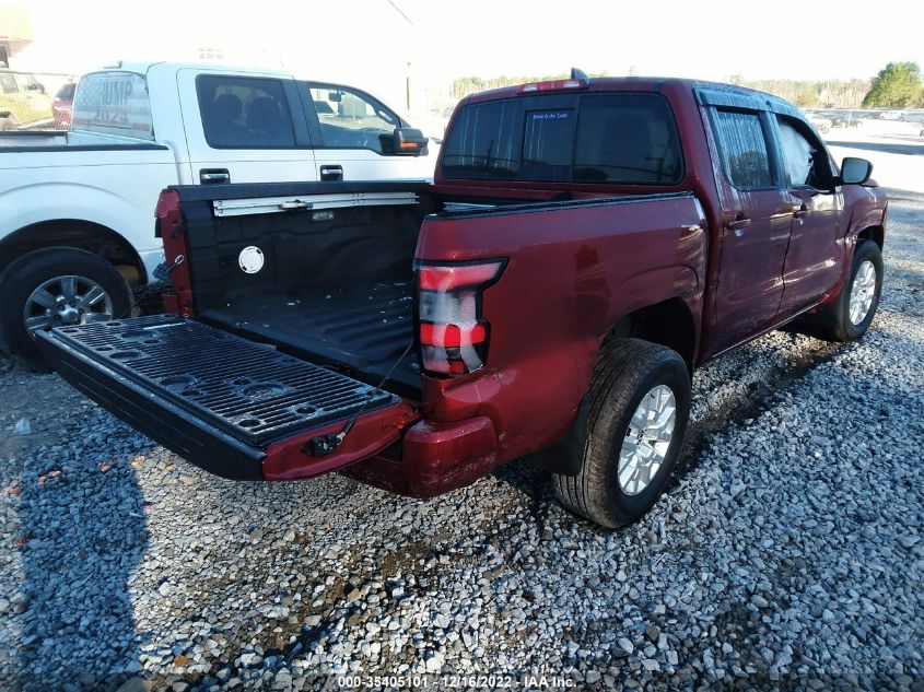 2022 NISSAN FRONTIER SV VIN: 1N6ED1EKXNN684184