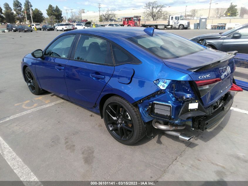 2023 HONDA CIVIC SI VIN: 2HGFE1E50PH470574