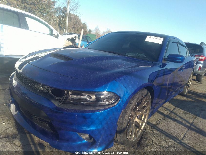 2021 DODGE CHARGER SCAT PACK VIN: 2C3CDXGJ2MH539945
