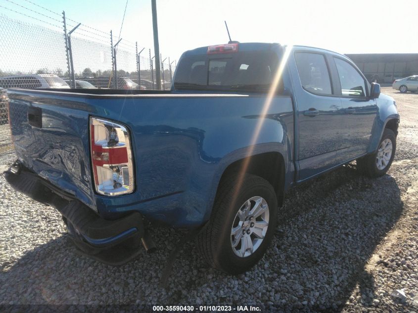 2022 CHEVROLET COLORADO 2WD LT VIN: 1GCGSCEAXN1275226