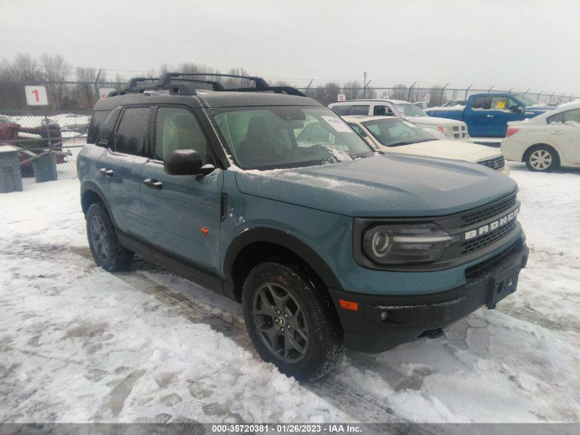 2021 FORD BRONCO SPORT BADLANDS VIN: 3FMCR9D98MRA51067