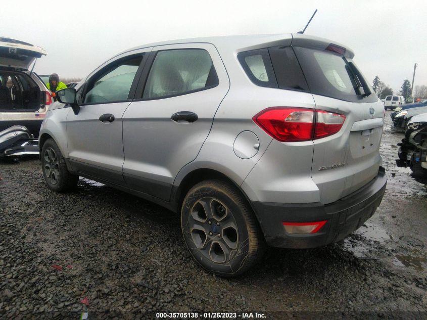 2021 FORD ECOSPORT S VIN: MAJ3S2FE8MC445697