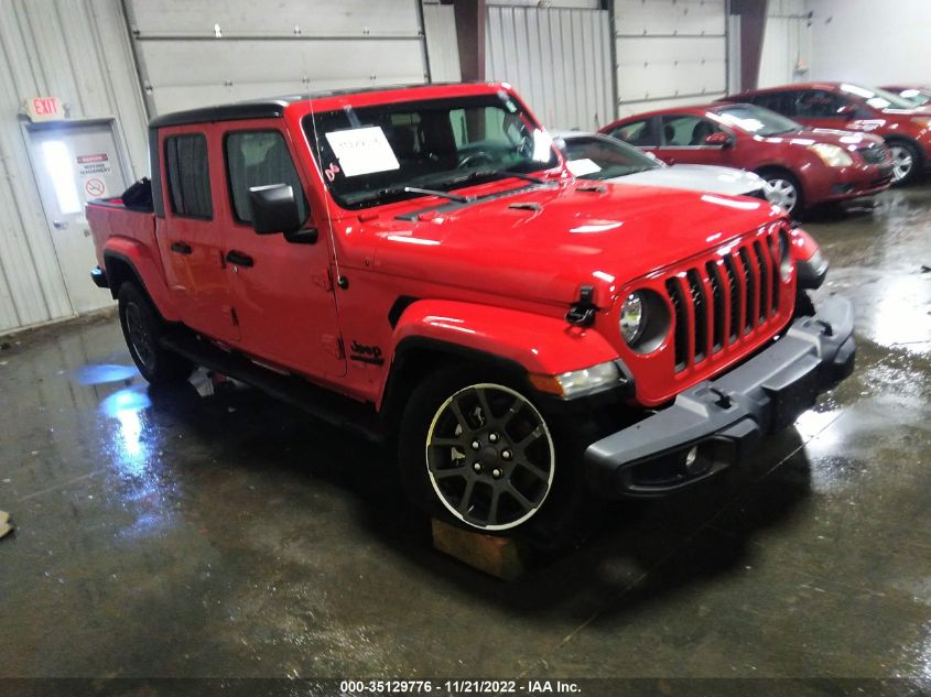 2021 JEEP GLADIATOR 80TH ANNIVERSARY VIN: 1C6HJTAG7ML513707