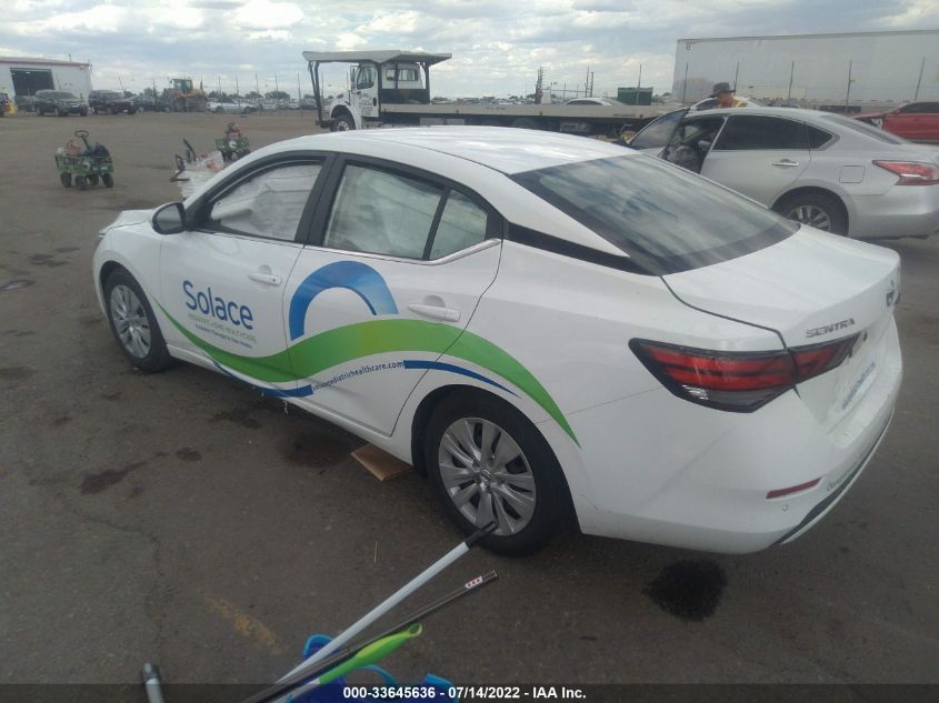 2021 NISSAN SENTRA S VIN: 3N1AB8BV9MY253466