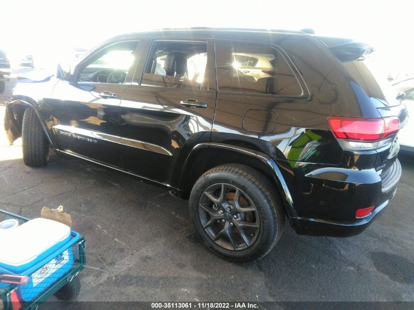2021 JEEP GRAND CHEROKEE 80TH ANNIVERSARY VIN: 1C4RJFBG7MC699844
