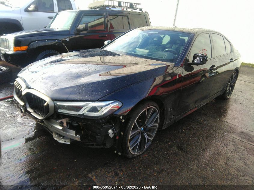 2022 BMW 5 SERIES M550I XDRIVE VIN: WBA13BK07NCH59335