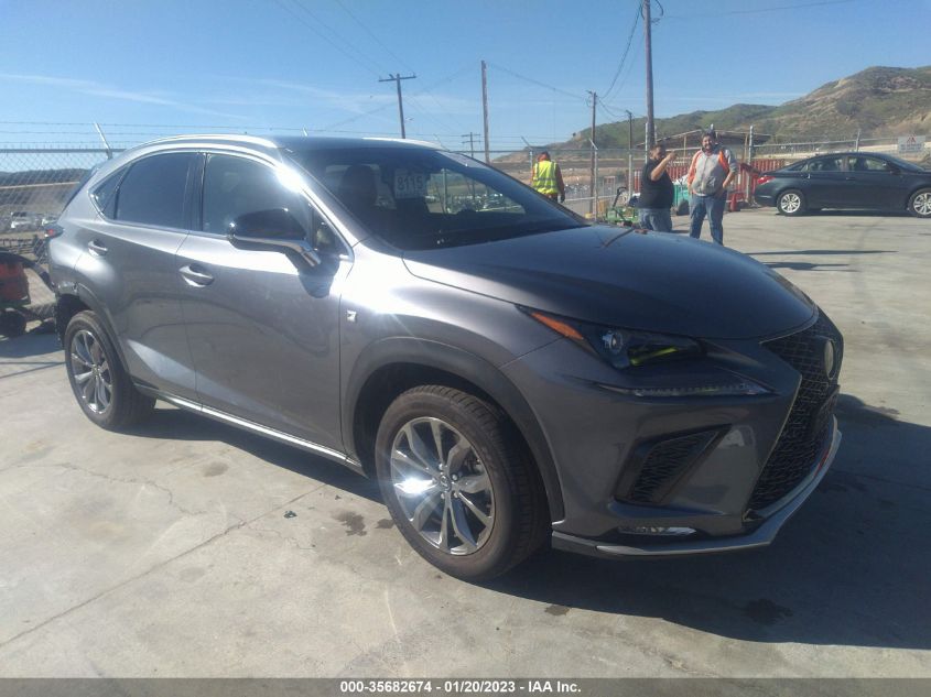 2021 LEXUS NX NX 300 F SPORT VIN: JTJSARBZ9M2180172