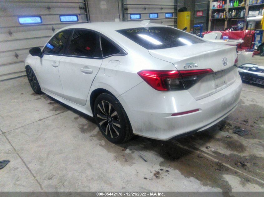 2022 HONDA CIVIC SEDAN EX VIN: JHMFE1F70NX000440
