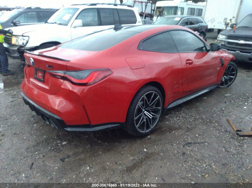 2022 BMW M4 COMPETITION XDRIVE VIN: WBS43AZ04NCJ39421
