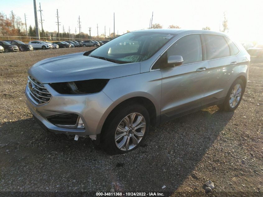 2022 FORD EDGE TITANIUM VIN: 2FMPK4K96NBA41374