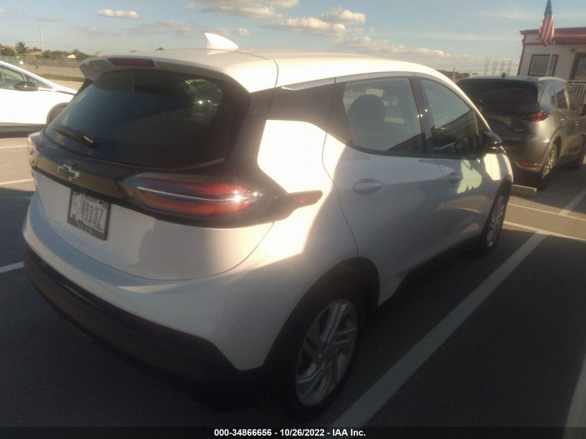 2022 CHEVROLET BOLT EV 1LT VIN: 1G1FW6S06N4123612