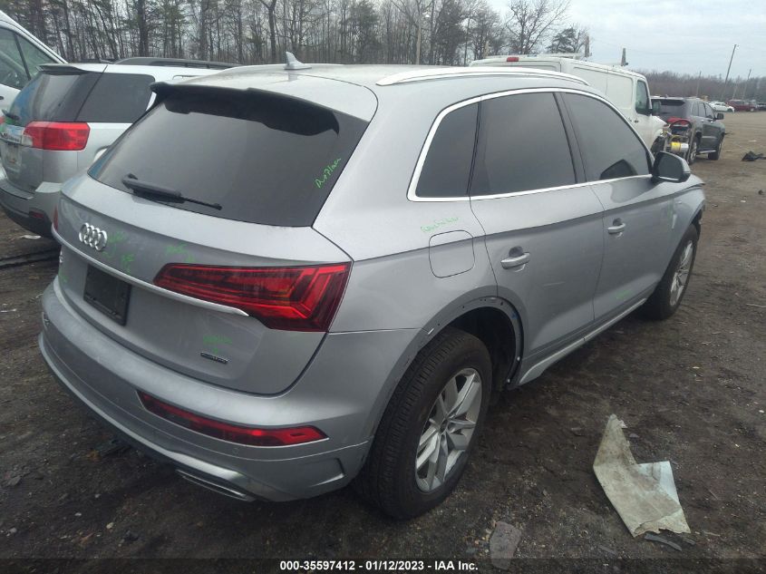2022 AUDI Q5 S LINE PREMIUM VIN: WA1GAAFY8N2008545