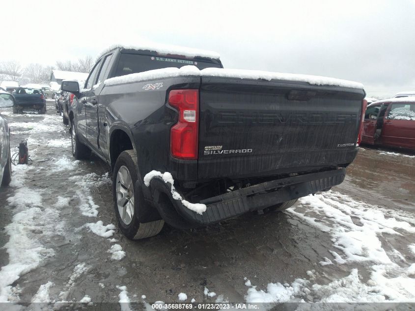 2021 CHEVROLET SILVERADO 1500 CUSTOM VIN: 1GCRYBEH4MZ110397