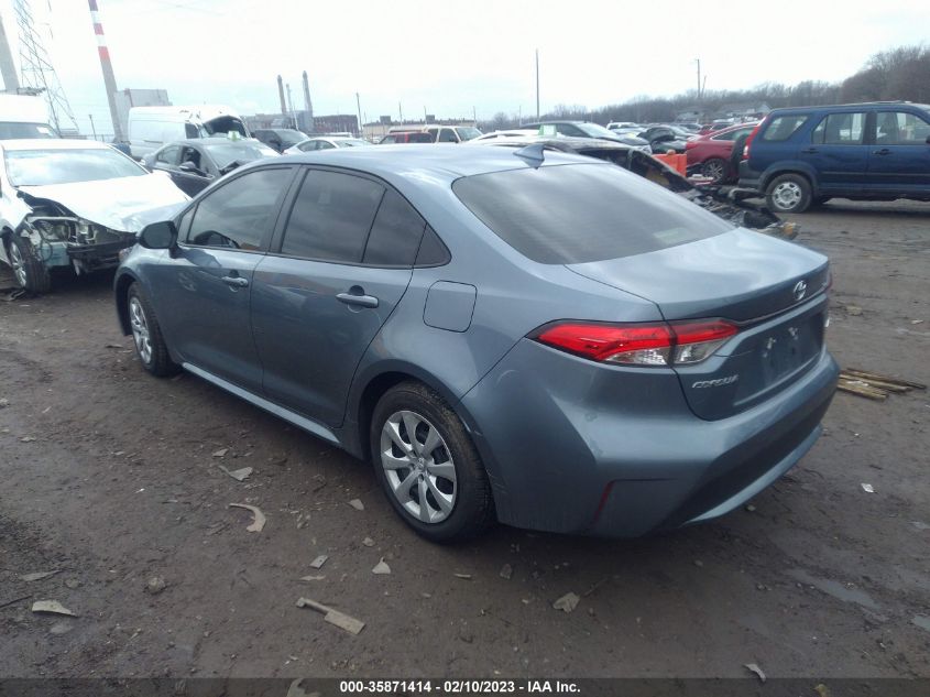 2022 TOYOTA COROLLA LE VIN: JTDEPMAE9N3023947