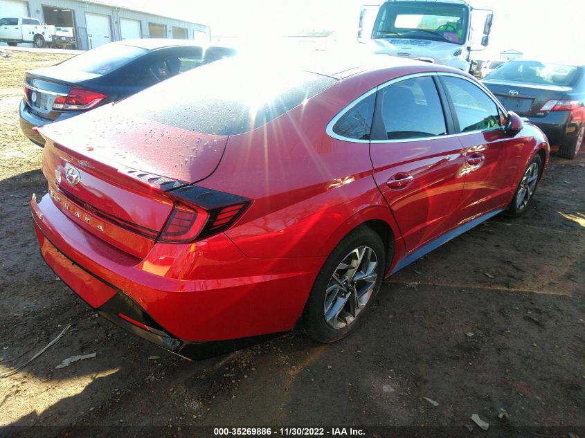 2020 HYUNDAI SONATA SEL VIN: 5NPEF4JA9LH052785
