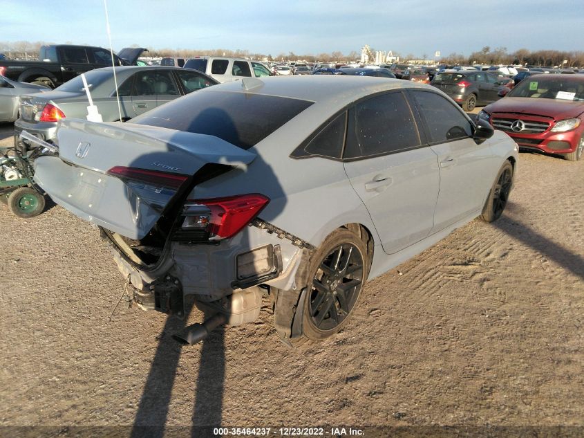 2022 HONDA CIVIC SEDAN SPORT VIN: 2HGFE2F5XNH502707