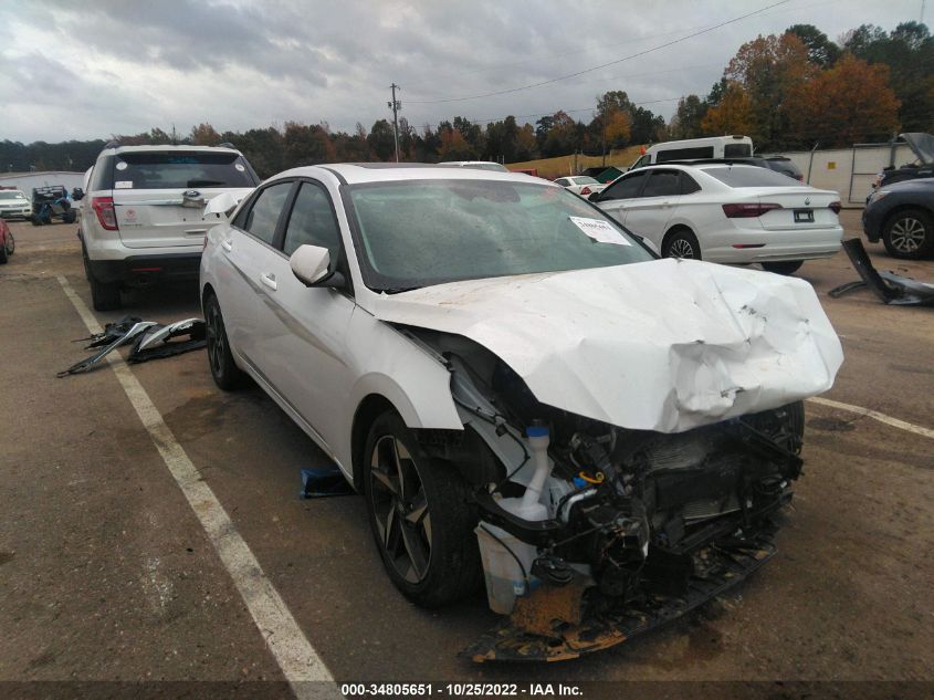 2022 HYUNDAI ELANTRA SEL VIN: 5NPLN4AG6NH065169