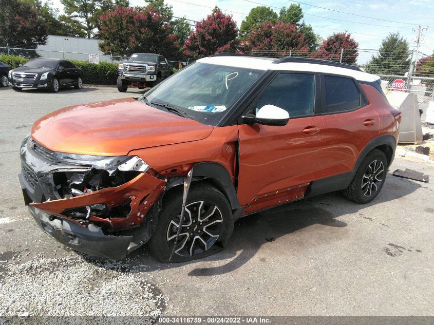 2022 CHEVROLET TRAILBLAZER ACTIV VIN: KL79MSSL5NB019750