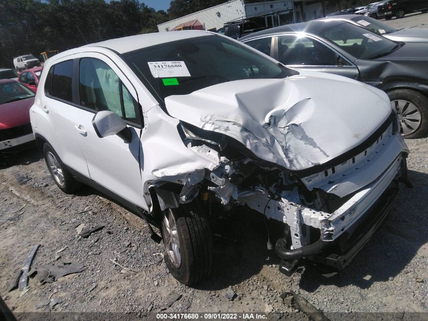 2022 CHEVROLET TRAX LS VIN: KL7CJKSM1NB543405